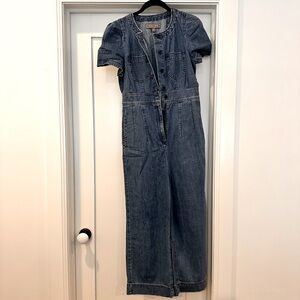 J Crew Point Sur Denim Jumpsuit Coveralls